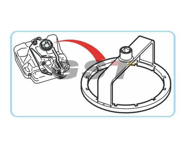 Volvo Fuel Tank Locking Ring Tool 9997093 – German Specialty Tools